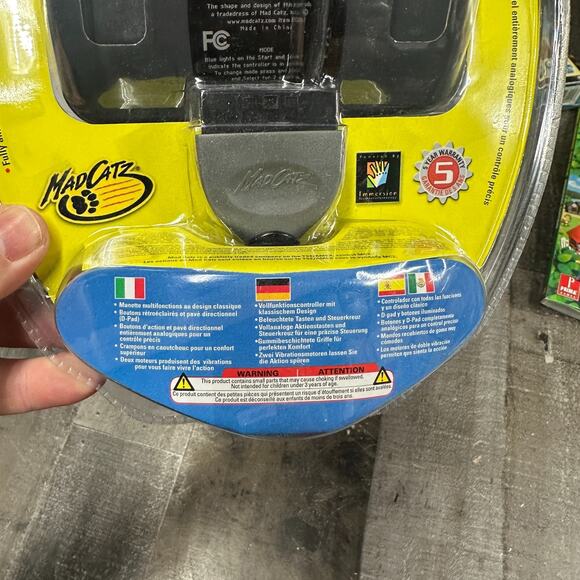 Madcatz RetroCon Playstation 2 PS2 Controller Brand New Sealed Retro Con Silver - Picture 3 of 8